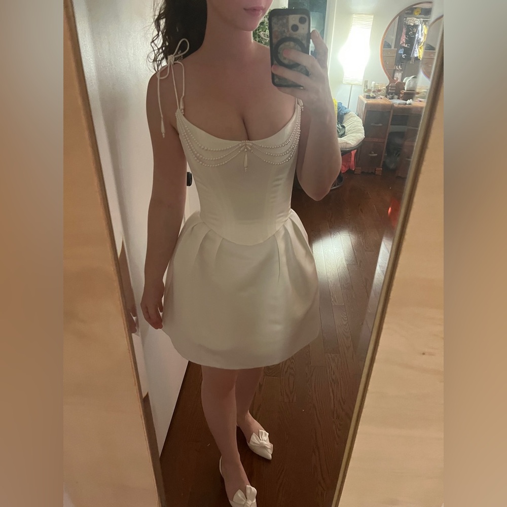 Watters Beyond Bridal Mini After Party Wedding Dress STYLE #30301